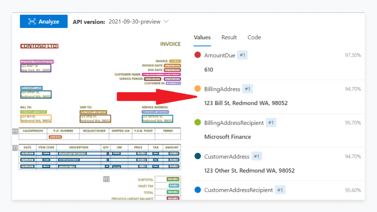 Azure Form Recognizer