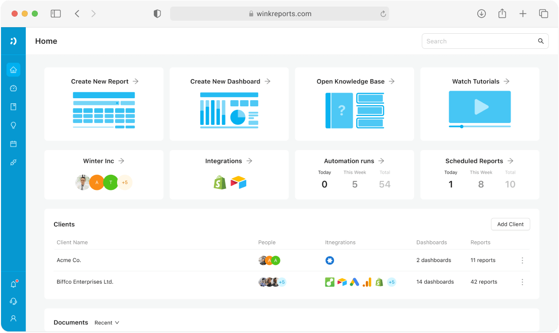 02 Business Reporting Saas Redesign